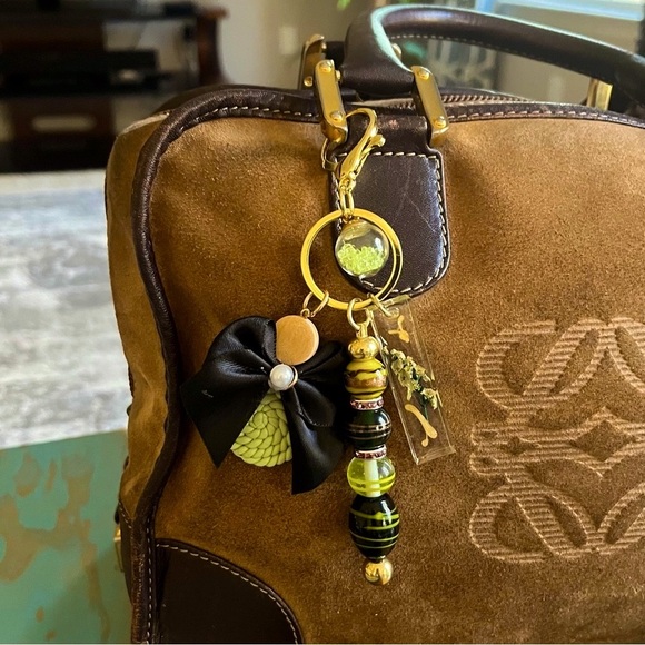 Keychain Charms | Resin & Glass Beaded Charm For Bags | Key Ring Gifts - Picture 10 of 17